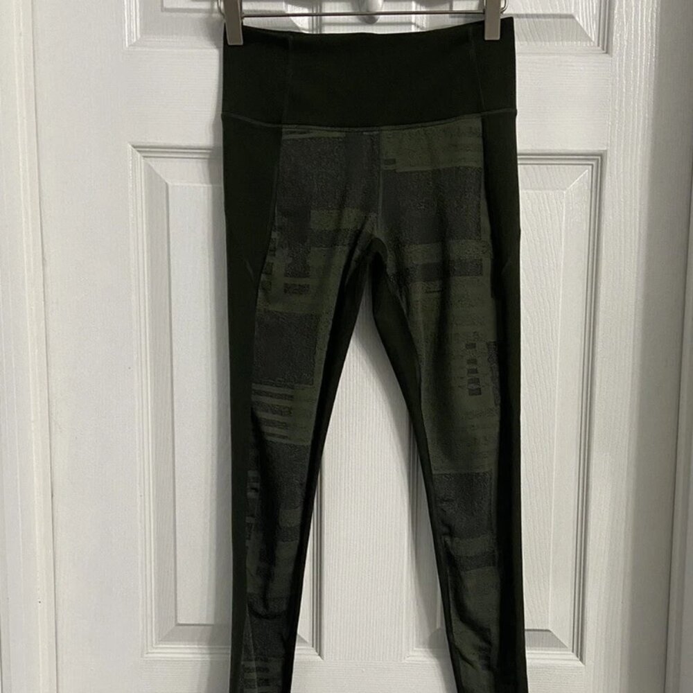 Under Armour Leggings Full Length Olive Green Size M